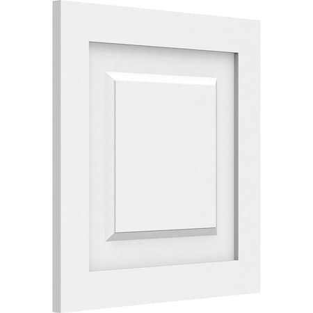 Ekena Millwork Harrison Raised Panel Decorative Wall Panel, 16"W x 16"H x 5/8"P WALP16X16X062HAR